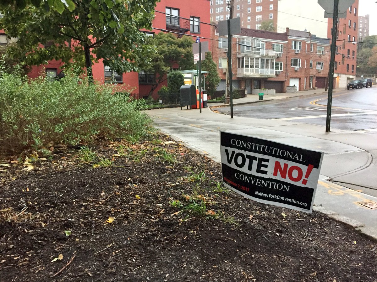 iBegUcallAtune's tweet photo. Spotted on a random corner in Riverdale #votenoconcon https://t.co/frIE12VfuJ