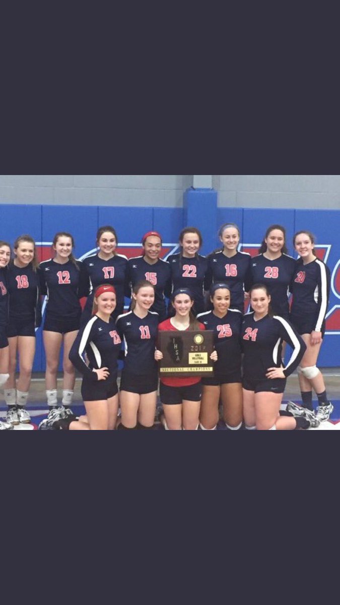 _CHS_BlueCrew's tweet photo. Shoutout to our volleyball team on a great season, finished in the elite 8 with both a regional and sectional title! #CavieNation https://t.co/Km7T2P6eJw