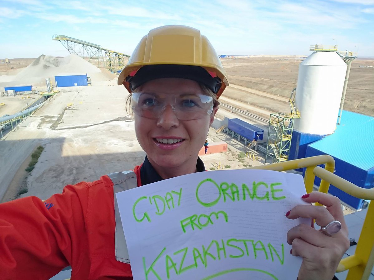If you’re from Orange NSW and are travelling, we’d love to hear from you! Here's Sarah Campbell with G'Day from Kazakhstan! #OrangeNSW