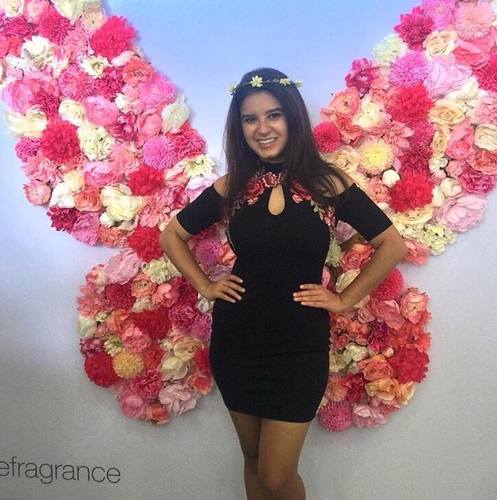 KeyElementsPR's tweet photo. Our lovely @amberromero99 spreading her wings as she attends @stylecongirl #styleconoc yesterday. Thank you @stylecongirl for the invite! https://t.co/9K2b7JcIS7