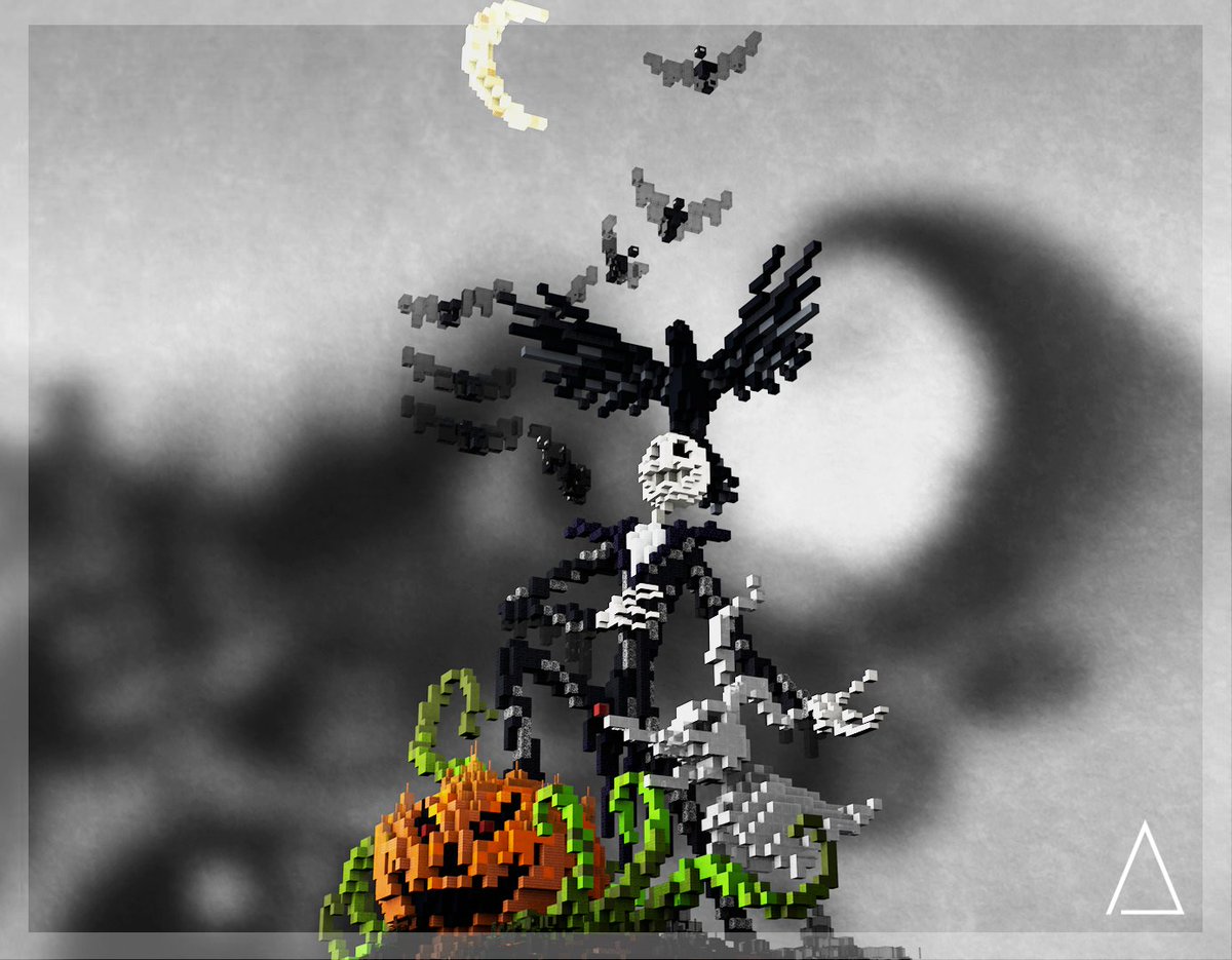 A bit late to the party but here's my <a href="/BuildersRefuge/">Builder's Refuge</a> Halloween contest build rendered by <a href="/AddictedToMC_/">AddictedToMC</a> ! 🎃