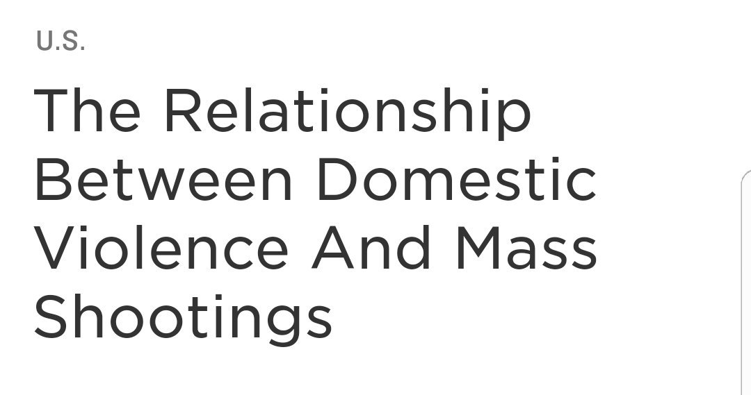 AsteadWH's tweet photo. After you're done debating gun control and religion, talk about gender. Mass shooters of all backgrounds are usually united in misogyny https://t.co/yoSTrW98w1