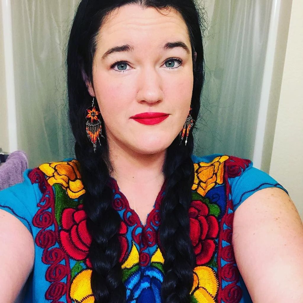 loquaciousbbear's tweet photo. Happy Halloween (again)! #halloween #firstcostume #frida #fridakahlo #tw https://t.co/NDA2Y9yPWd