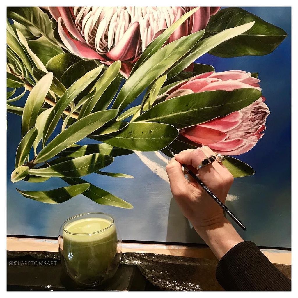 claretomsart's tweet photo. Matcha-ing my tea with my palette #lol #greenoverload
Thanks for the rocket fuel @matcha_maiden (this little beauty is #Matcha made on #coโฆ https://t.co/FiLxdnhVlH
