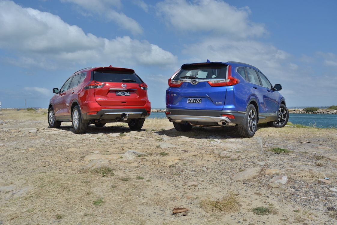 Comparison Test: Nissan X-Trail ST-L vs. Honda CR-V Vti-L. Which 7-seater will come out on top?
 - bit.ly/2lQRVSk | #Honda #Nissan