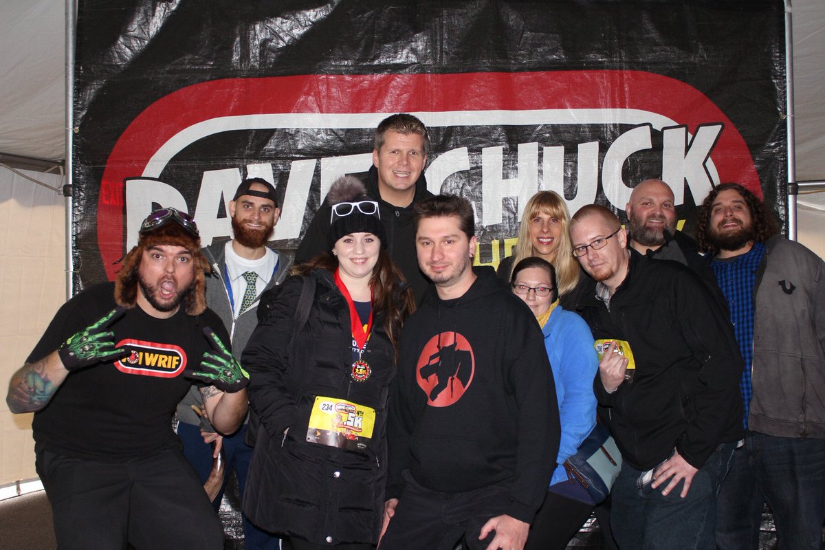 DustinN145's tweet photo. Had an awesome time at the .5k. Love this show. #WRIFpoint5k @101wrif @DaveandChuck https://t.co/CPa6Z1zaET