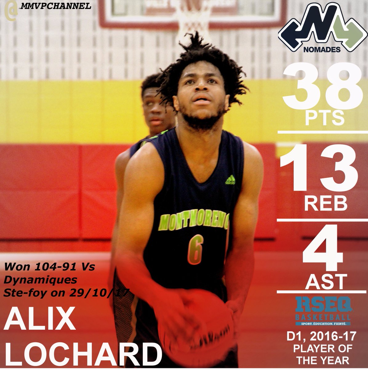 LSnews101's tweet photo. Dominating #DIVISION1 basketball in Quebec #AlixLOchard F, 6'7, Class of 2018 plays for @GoNomades https://t.co/gRRy6ZykWs