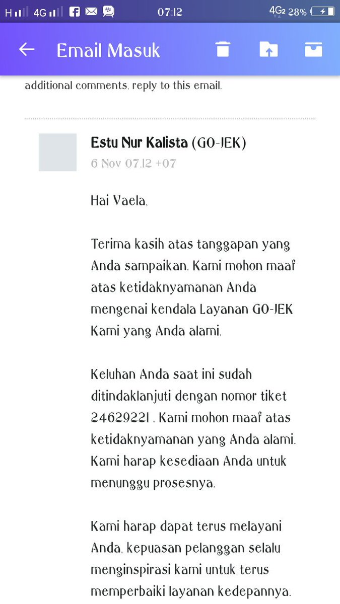 dedevael1's tweet photo. Udah 5hari yg lalu tanggapan nya begini trus, kapan saldo gopay sy di kembalikan @gojekindonesia https://t.co/bhW5jbaK4Q