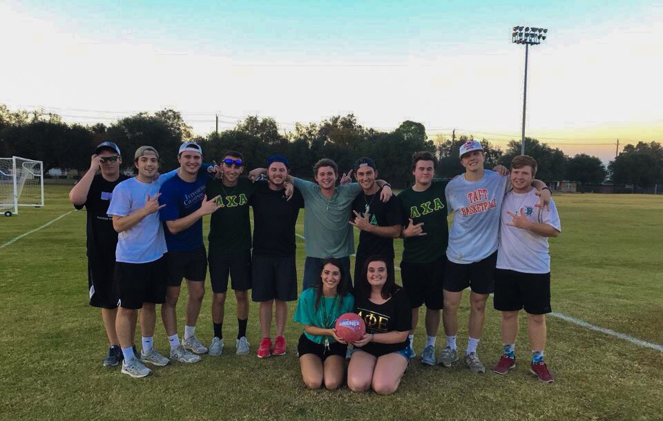 TSULambdaChiAlp's tweet photo. Chops coming out on top ☝🏼 at the @TSUDPHIE Kickball Tournament. https://t.co/XfgIxVFxLD