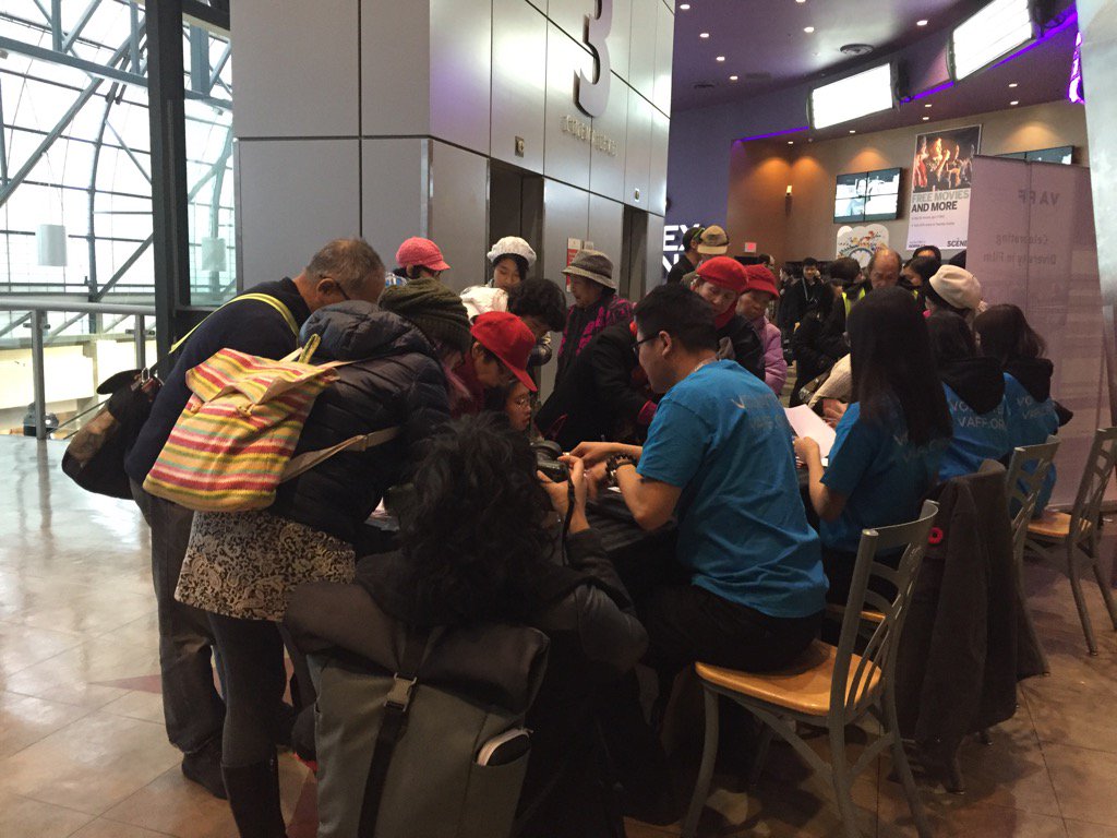 HHuamei's tweet photo. Chinatown seniors attending the screening of “painted it red” @Vaff @105keefer https://t.co/b57a5OGzEY