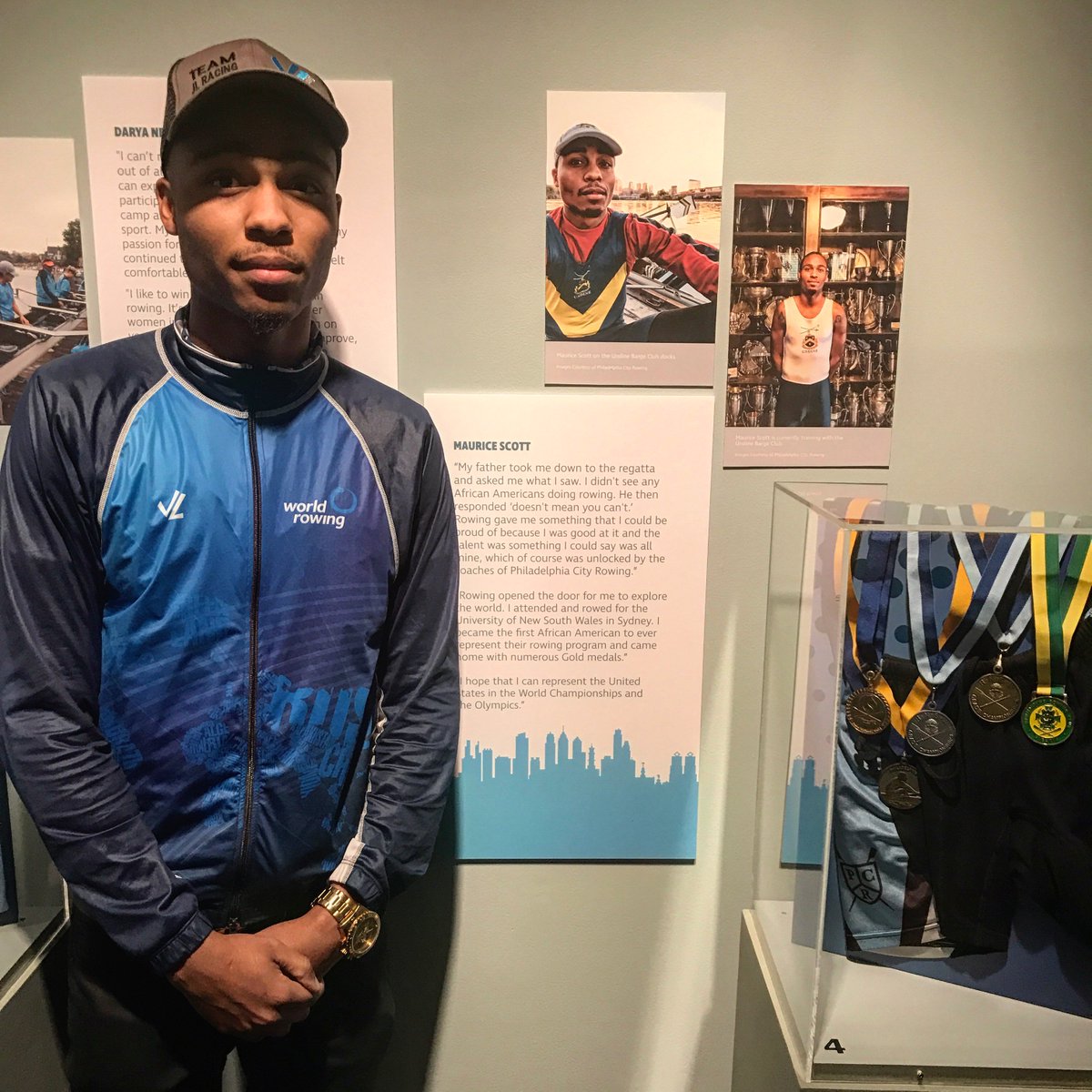 Thereeselife's tweet photo. I wanted to show the world what inner city kids were capable of. Never would’ve  thought I’d end up in a museum because of it. #LivingLegacy https://t.co/XAGSVLKtQ4