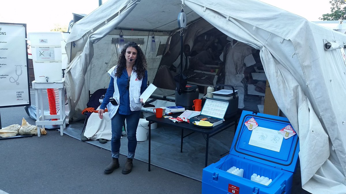 jaworskirob's tweet photo. Today we saw the world refugee crisis through the eyes of aid workers. #forcedfromhome https://t.co/dKokiHSVOa