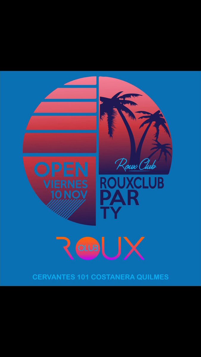 Ivaabaio1's tweet photo. VIERNES 10/11⬅️
APERTURA DE ROUX COSTANERA🎉
PEDIME TU ENTRADA ACOMPAÑADA DE UNA CONSUMICION MAS UN VASO DE SMIRNOFF PARA LAS MUJERES‼️ https://t.co/IvtzwDrsxp