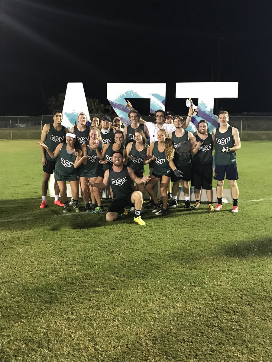 DeltaSigTxstate's tweet photo. Your 2017 coed football champs!!! @TxStDSweets #ΔΣΦ #Dsweets #TXST https://t.co/s2teS4muD7