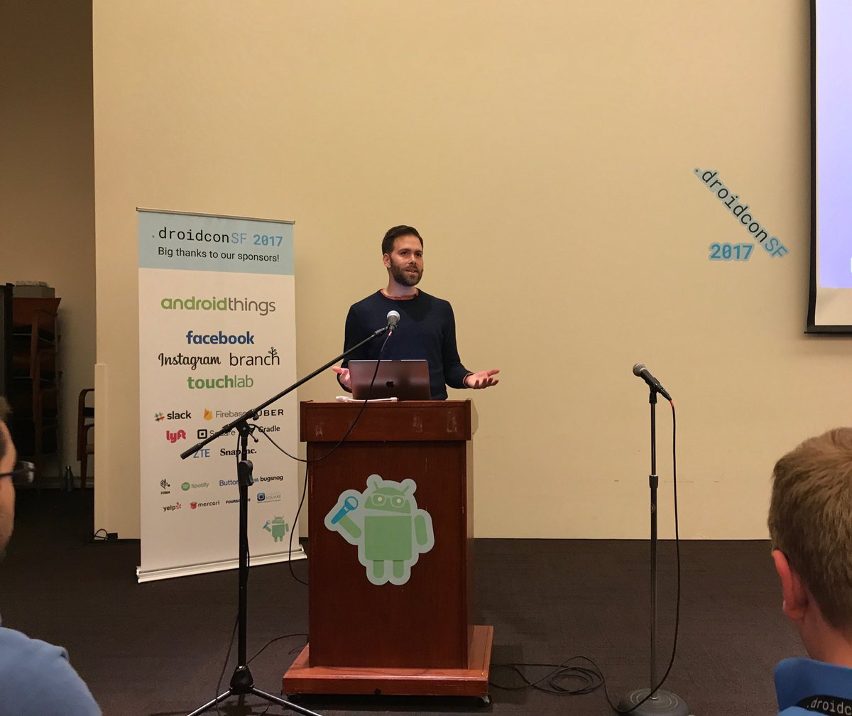 tylernappy's tweet photo. .@ecgreb giving his talk on clean app design and architecture components #DCSF17 https://t.co/O8buLY5GMq