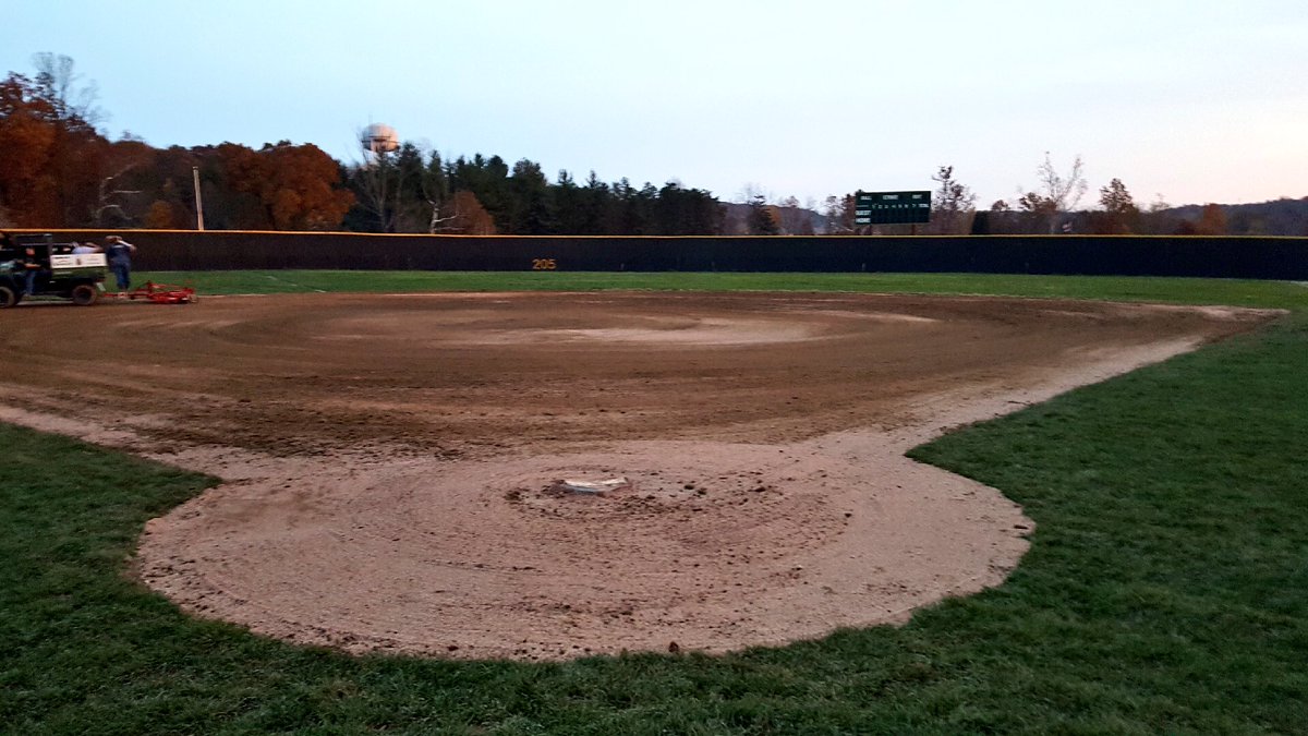 cstewart1993's tweet photo. The Athens Bulldogs softball field is certainly taking shape this fall &amp; will be a fine place to play in the spring. Excited for our girls. https://t.co/J7gF9molCY