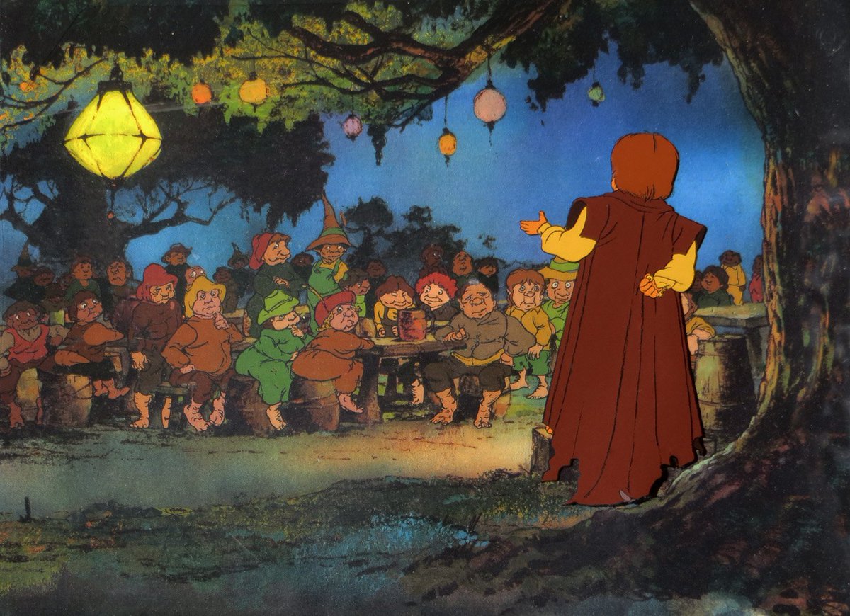 ralphbakshi's tweet image. "I don't know half of you half as well as I should like; and I like less than half of you half as well as you deserve" #Tolkien