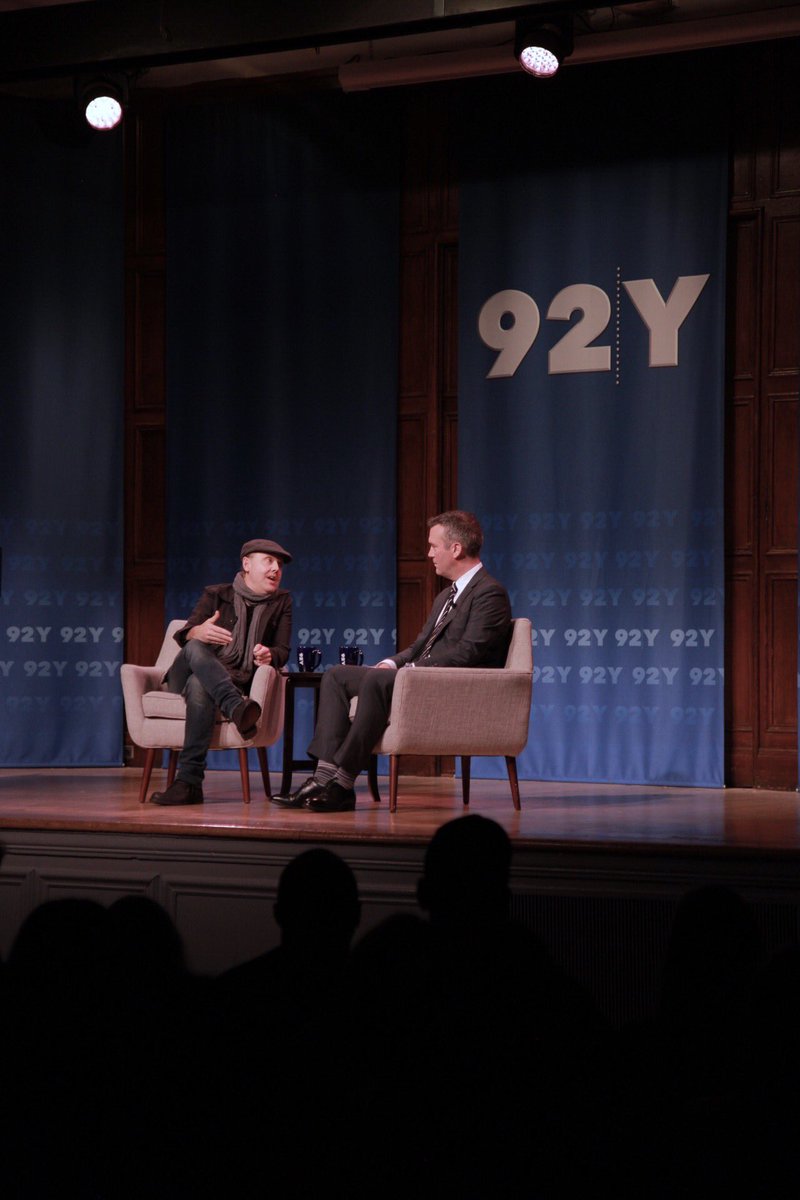 .<a href="/larsulrich/">Lars Ulrich</a> made a pit stop on the way home from Europe to chat with <a href="/mike_hogan/">Mike Hogan</a> at the @92Y in NYC!