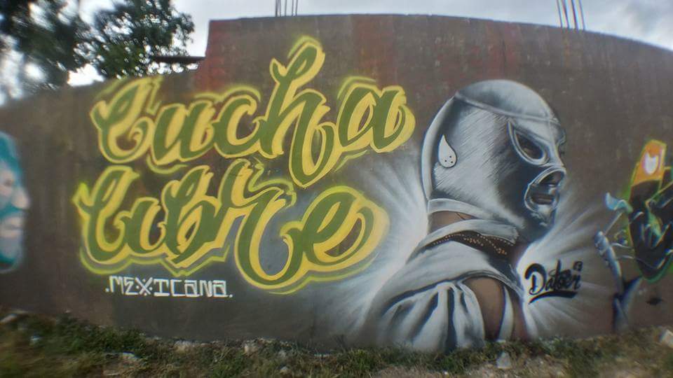 pikismaldo's tweet photo. @ElHijodelSanto un homenaje a la #LuchaLibreMexicana hecho por artistas de #Merida #Datoer #GSCrew https://t.co/8aJV6Q3ciC