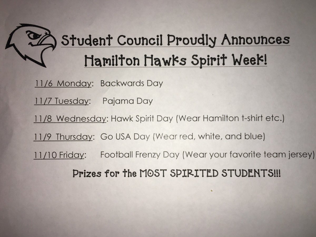 We’re excited for Spirit Week!