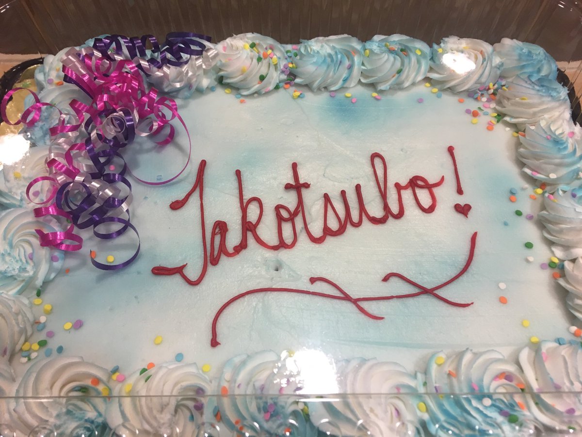 cardiojaydoc02's tweet photo. Celebrating Cardiology RN last day. On to new things! πππ#medicalhumor #cardiologyhumor #takotsubo https://t.co/n05W4eQX3P