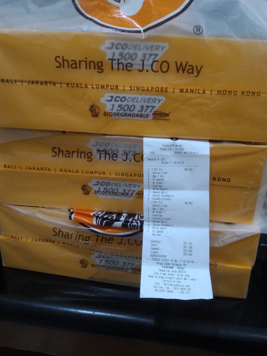 Kapan lg 2 lusin 99rb. Yuk buruan pagi2 ke jco dengan ecash dpt tambahan cashback 50.000 hemat bener.ayo gunakan ecash mandiri <a href="/bankmandiri/">bank mandiri</a>