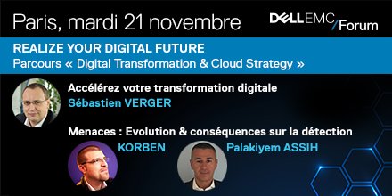 DellTechFrance's tweet photo. "Digital Transformation &amp; Cloud Strategy" - Faisons de la #TransformationDigitale une réalité avec @SVemc et @Korben https://t.co/4qW4nPaUmJ https://t.co/5UPNRWUKa8