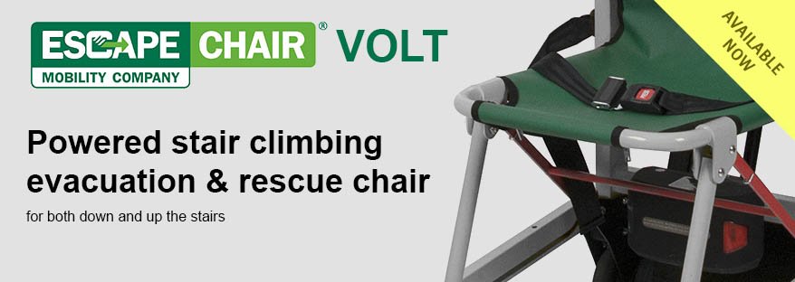 Our powered stair climbing Escape-Chair® VOLT is fresh in stock :) Open for orders! bit.ly/2wpTDeV