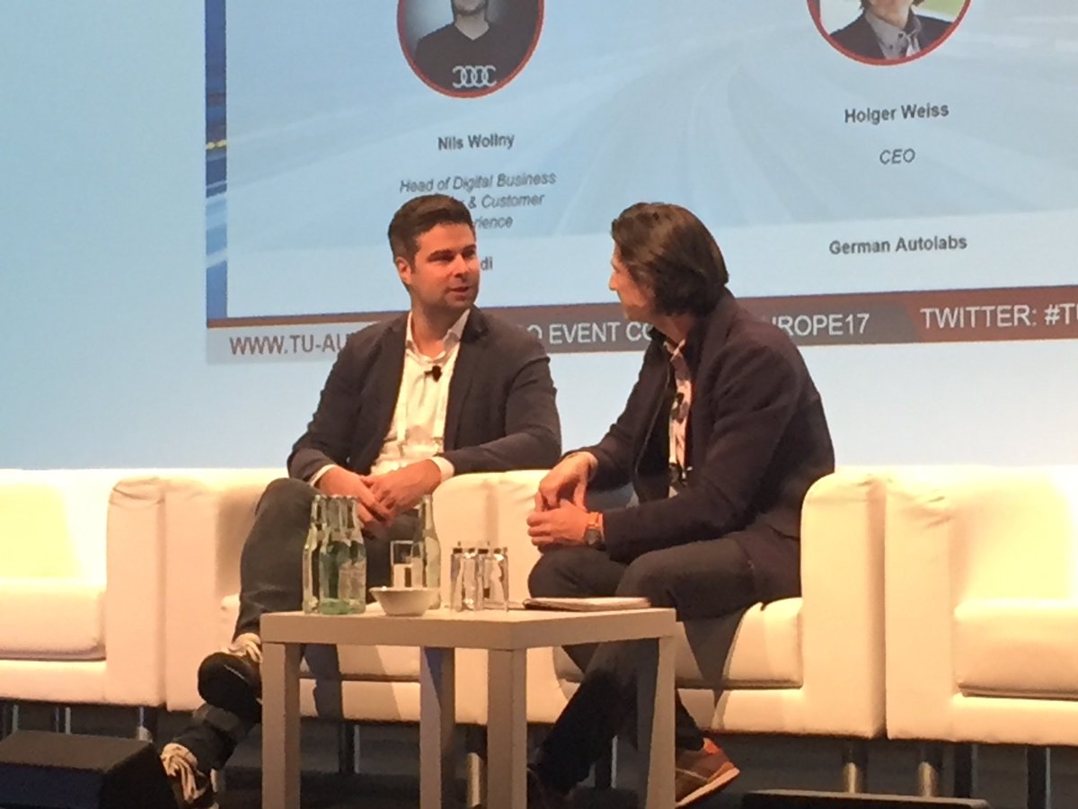 Alexewillard's tweet photo. #tueurope Holger Weiss and Nils Wollny talking about ADAS3 and beyond.. https://t.co/K94pS6CdrG