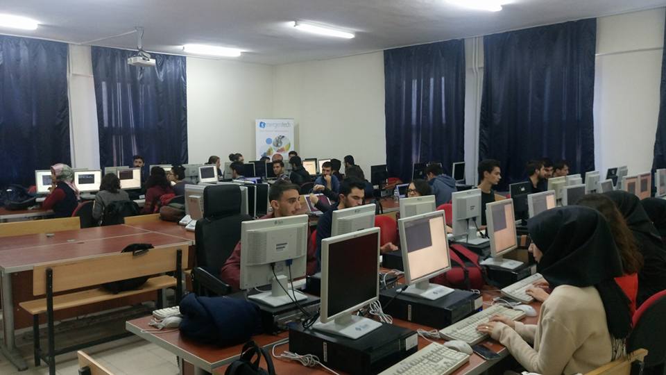 Mergentech A.Ş. Teknokent ofisinde kısmi zamanlı ve tam zamanlı öğrenci alımı için düzenlediği ikinci oturum.