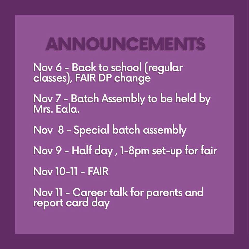ACBATCH2020's tweet photo. HELLO ALL! Announcement and schedule for this week 💜 https://t.co/s4OMRc5xkV