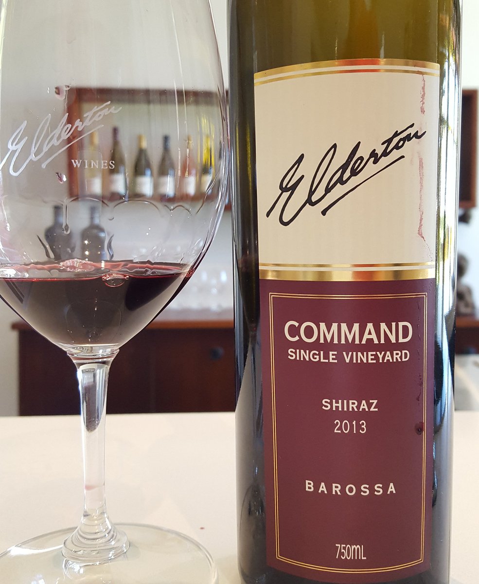 AustWineTasting's tweet photo. Elderton Barossa Command Single Vineyard Shiraz 2013 @eldertonwines @BarossaDirt @winewankers All time favourite Aussie flagship red. BT https://t.co/6a9zcZQjZP