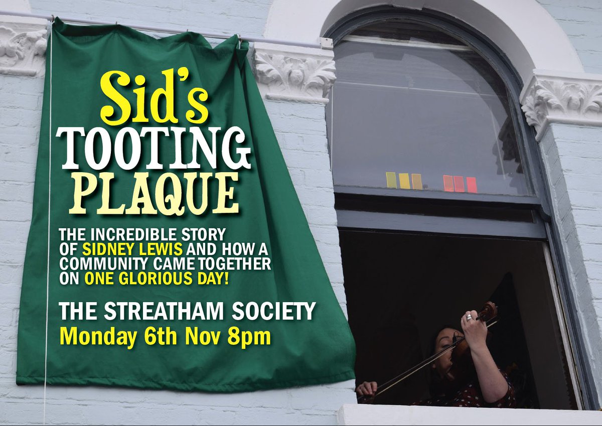 summerstown182's tweet photo. TONIGHT 8pm #StreathamSociety Woodlawns, Leigham Court Road #SW16 - the story of #SidneyLewis #Tooting #BoySoldier & #SPUD182 https://t.co/T0PfTeKu1m