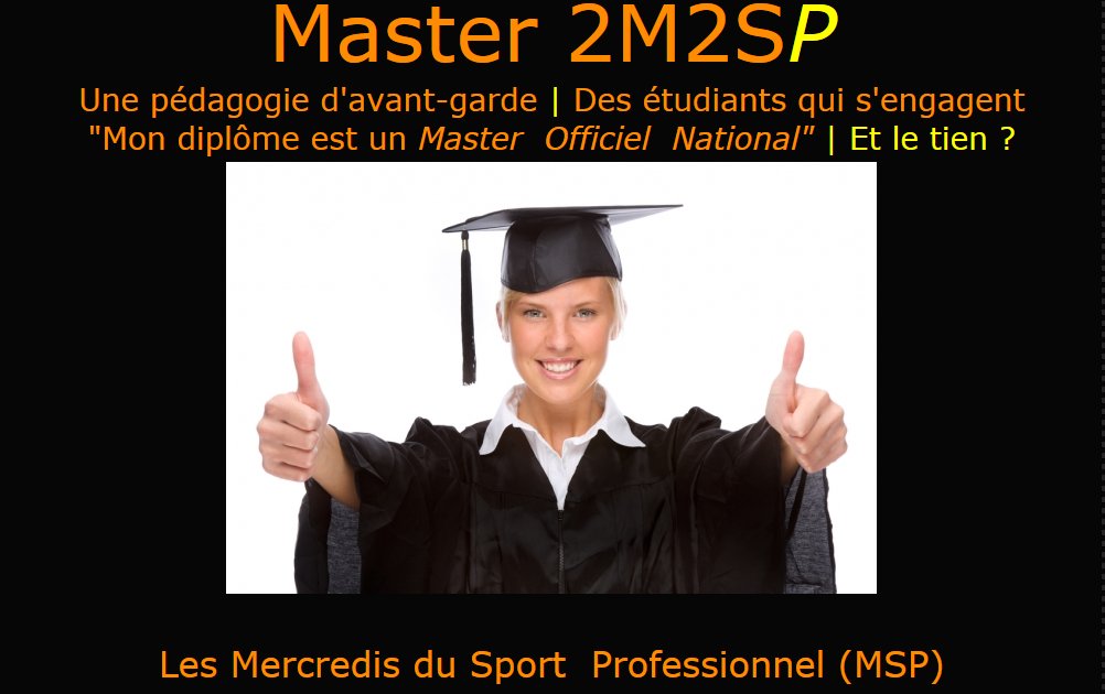 Sport_Web_I's tweet photo. Découvrez le programme du 118ème MERCREDI DU SPORT PROFESSIONNEL | https://t.co/4mSZELPfrI

Une organisation du Master 2M2SP | @Master2MMSSP https://t.co/S6rYTuHngF
