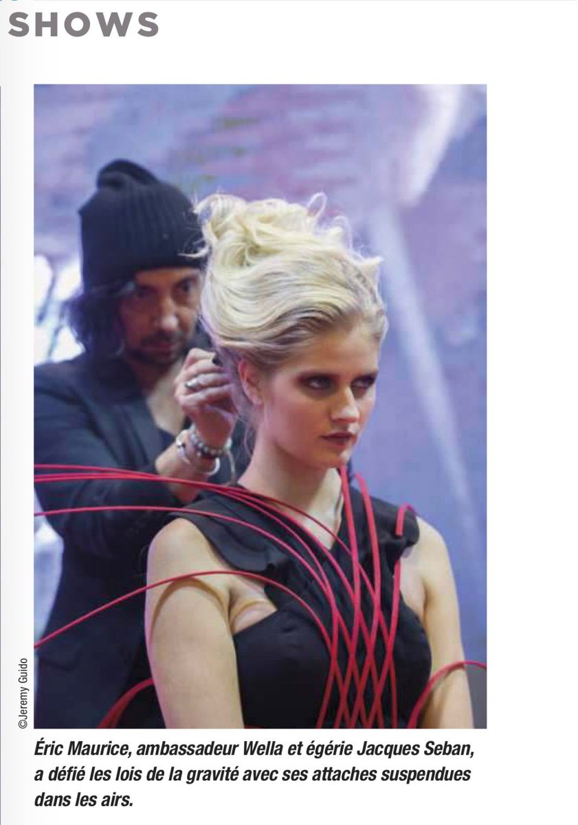 Jacques_Seban's tweet photo. Eric Maurice, #egerie @Jacques_Seban dans le magazine Coiffure de Paris #coiffure #jacquesseban #ericmaurice #show #mcb https://t.co/mZECvsnV1K