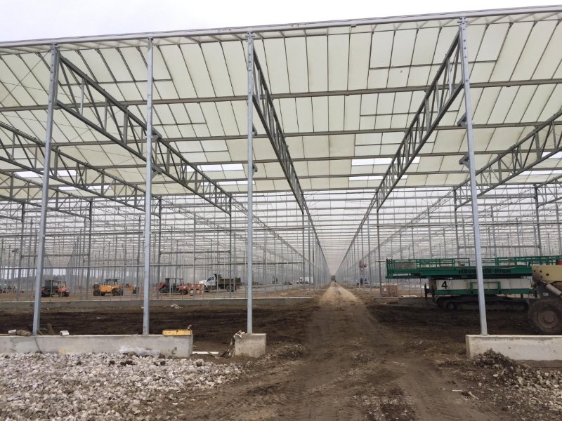 valkhorti's tweet photo. Getting the structure ready at project MIMI Farms, Huron, USA. A project with our #Stabimax ventilation system https://t.co/SRqQFEdEPA