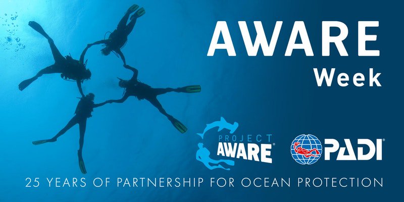 padiaware's tweet photo. #AWAREWeek kicks off in the UK 1-10 Dec - Get involved or contact your local @PADI dive centre https://t.co/rGERPuD2XM #AWAREWeekUK https://t.co/tkT772PXl2