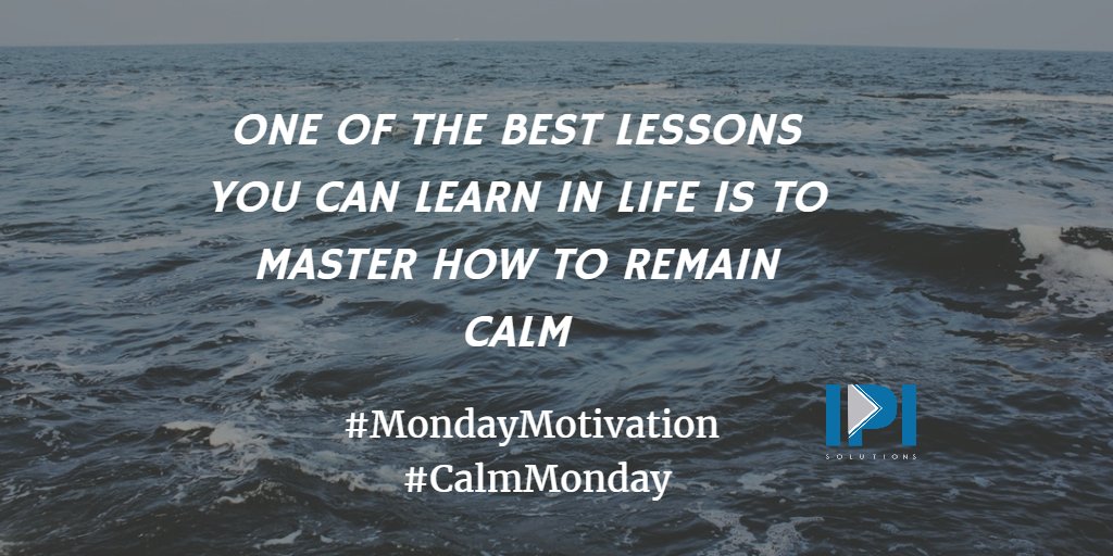 IPISolutionsNG's tweet photo. #MondayMotivation #CalmMonday #hrtechworld https://t.co/NlBmvXfGzC