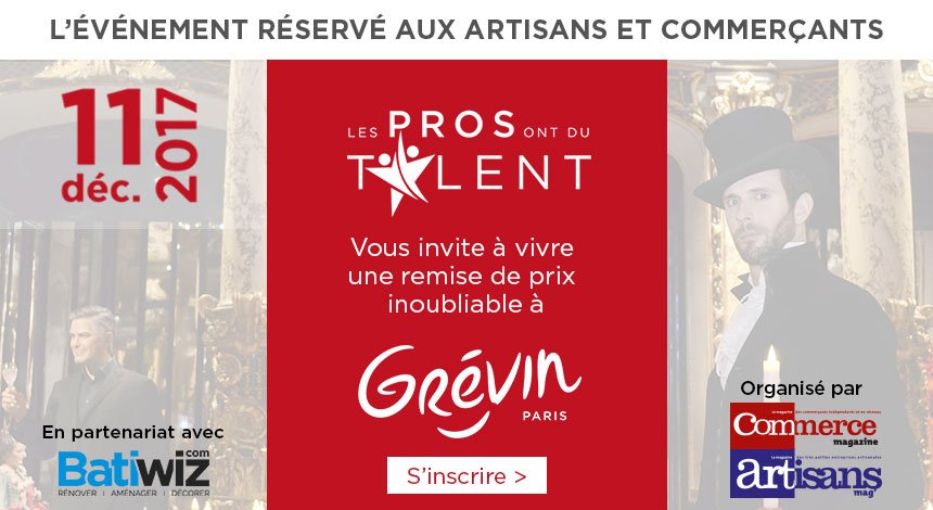 Batiwiz's tweet photo. Participer à la grande soirée #lesprosontdutalent2017 au @GrevinParis le 11/12/17 !
Pour vous inscrire: https://t.co/YgUwyuipWG https://t.co/VZygTRCa09