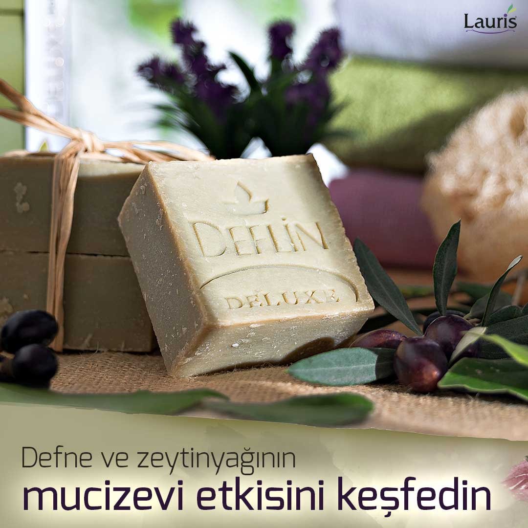 deflinturkiye's tweet photo. Faydaları saymakla tükenmeyen defne yağının mucizevi etkisini Deflin Deluxe Defne sabunu ile keşfedin.

#deflin
#defne
#deluxe https://t.co/DbnVkNIC3t