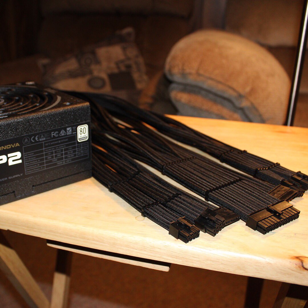 PCModsCanada's tweet photo. Just finished assembling this stealth black set. It should look awesome in the solid black #parvum case. #pcmods #pcmodder #parvumsystems https://t.co/8QFMqAq0vJ