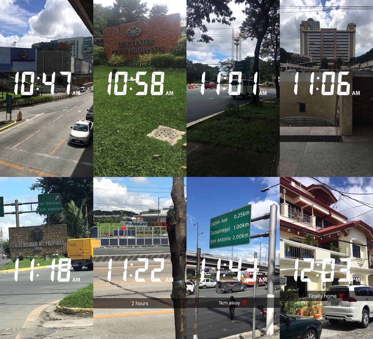 sam__tan__'s tweet photo. Shout out kay kuyang naglakad from UST to fairview. Nainspire mo ko kyah so ginawa ko din sya, mas maikli nga lng hahahaha 🤙🏼💯 https://t.co/35ORe6CtIC