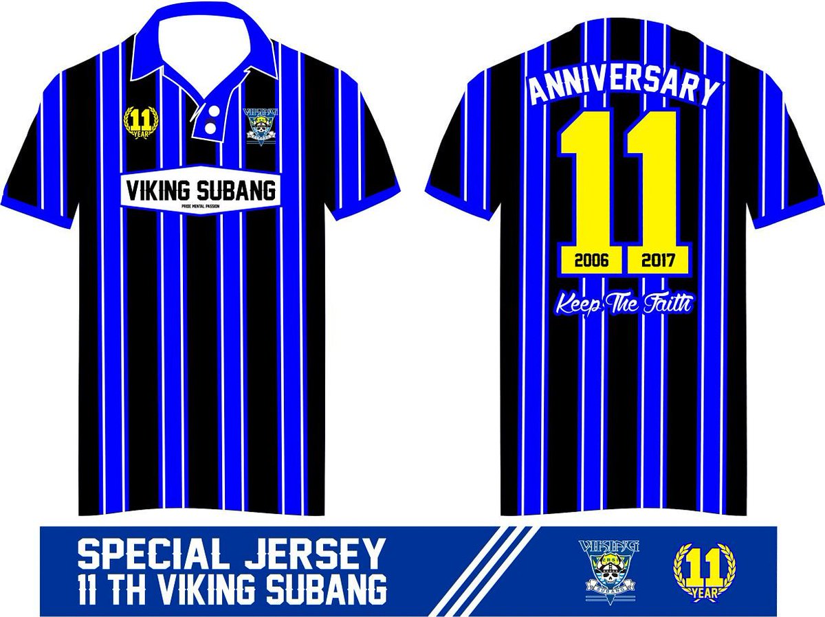 ukaypersib33's tweet photo. Open Order !!
Jersey Spesial 11th Anniversary Distrik Viking Subang.

Contact Person :
(WA 0878-2017-1933) https://t.co/g1hapRcrdI