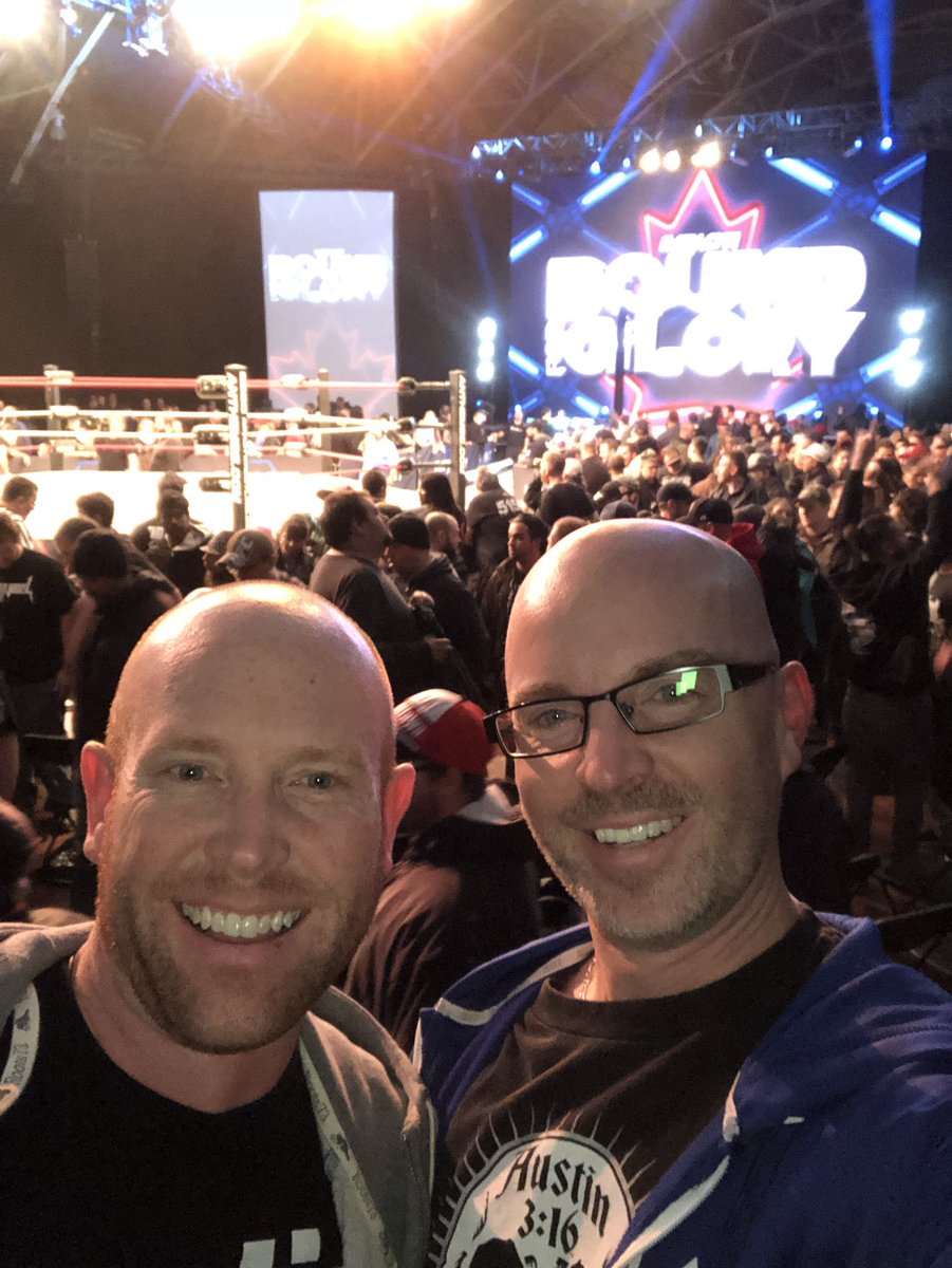 Fun night, great weekend, awesome brother...thanks <a href="/MatthewWeedmark/">Matthew Weedmark</a> <a href="/IMPACTWRESTLING/">TNA Wrestling</a> #BoundForGlory2017