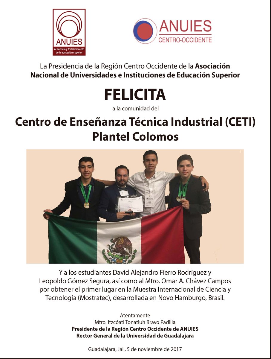 ¡Felicidades CETI!