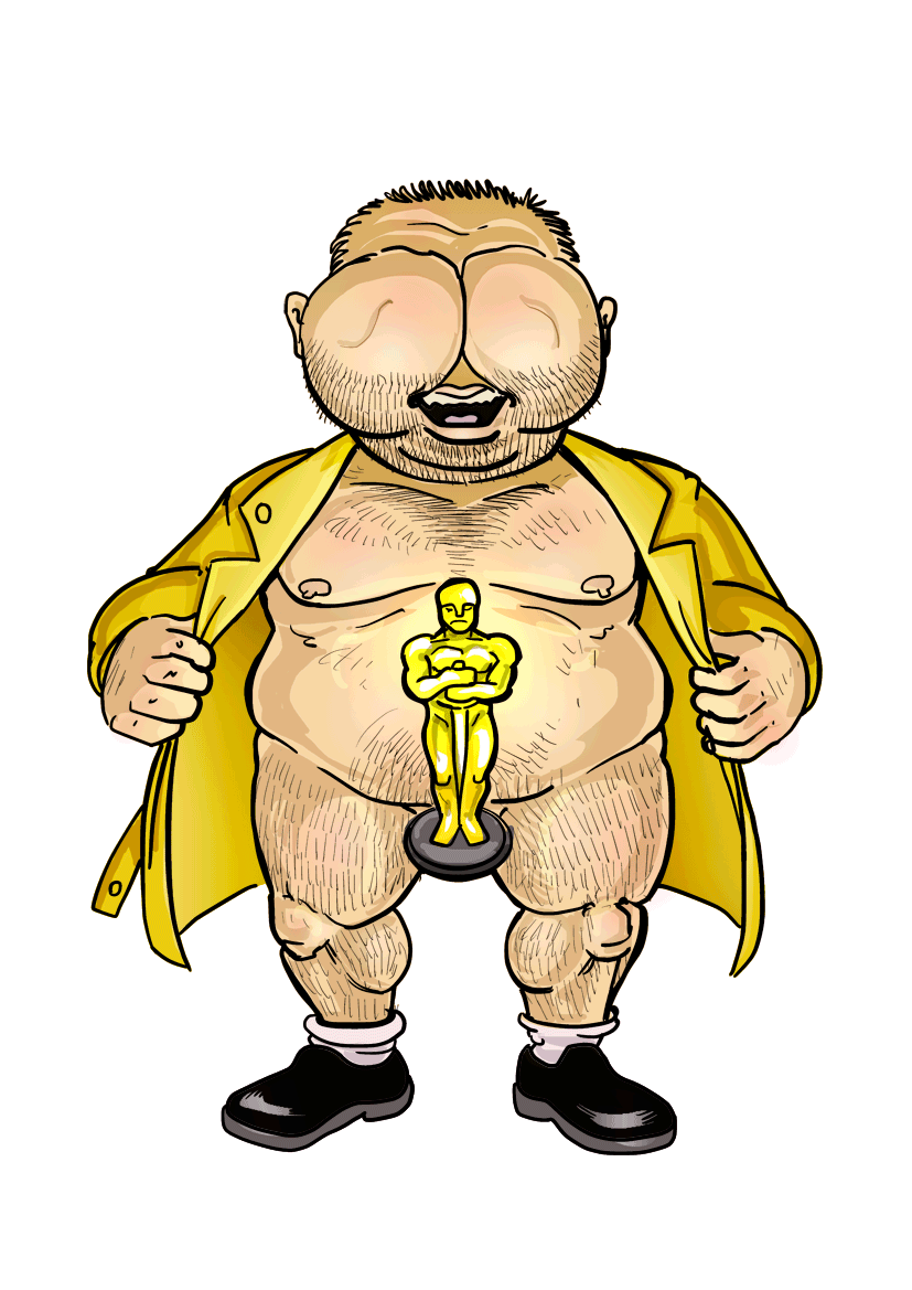 AssFaceMF's tweet photo. @dearauntcrabby You could also be a tad crabby about this guy. Very proud of his Oscar. #weinstein #weinsteinscandal @xfarahalyx https://t.co/6jhxBEz3NS