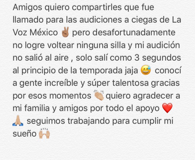 kevbarrientos's tweet photo. muchas gracias por todo el apoyo ❤️ y gracias a @LaVozMexico por la oportunidad https://t.co/mY5tmg5WCX