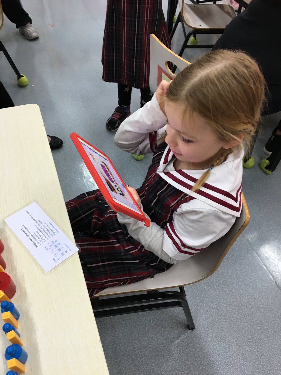 turnmeluce's tweet photo. Using @Seesaw to independently document our thinking in math.  @RebeccaDoige will use it to assess student understanding #mycisb #pyp https://t.co/pDc4FBtgGY
