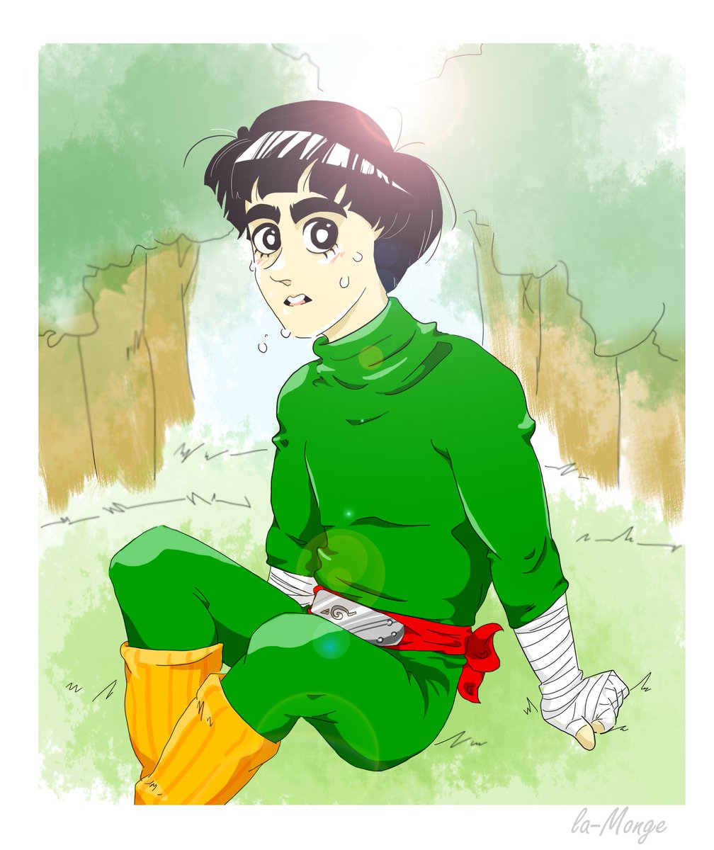 lamongex3's tweet photo. Day #3 of #27daysoflee
Some rest from training don't hurt nobody~ 🍃
#rocklee #naruto #training #lamonge https://t.co/0pcSXHQIuE