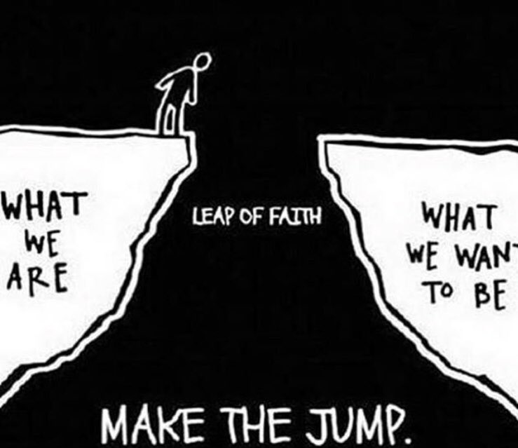 Take that #LeapOfFaith! #JoyTrain #SuccessTRAIN #Joy #Faith #Success  RT @jgeiger99